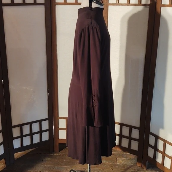 Loft Black A-line Dress Mock Neck Swing Dress Sz 16 NWT - Picture 12 of 14